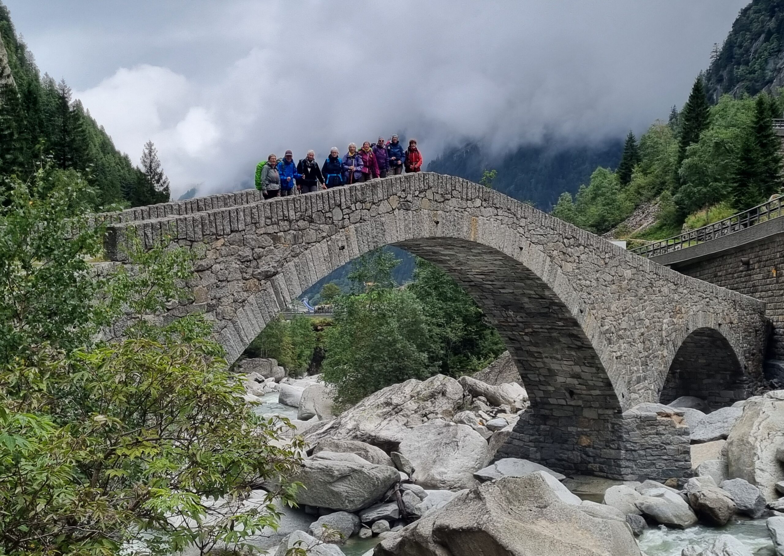 Die Häderlisbrücke vor Göschenen